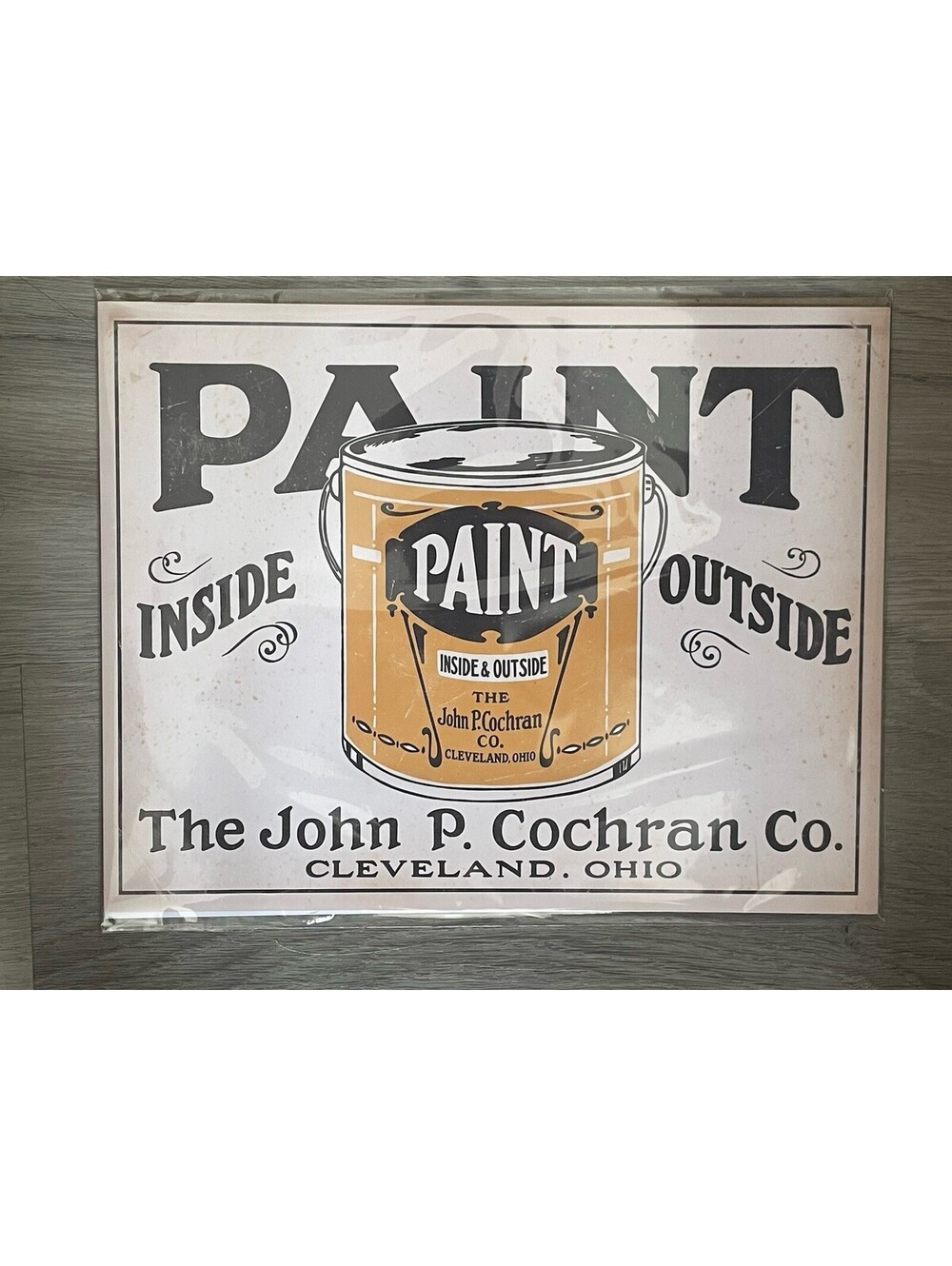 Cochran Paint Co Poster PRINT 8.5" x 11" Vintage Ad Sign (Not Porcelain)